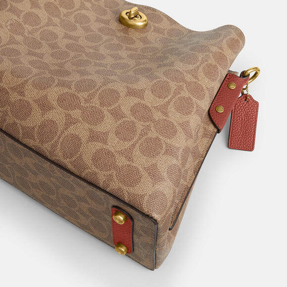 Willow Shoulder Bag In Signature Canvas